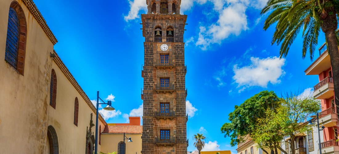 Glockenturm der Iglesia de la Concepción in San Cristóbal de La Laguna auf Teneriffa