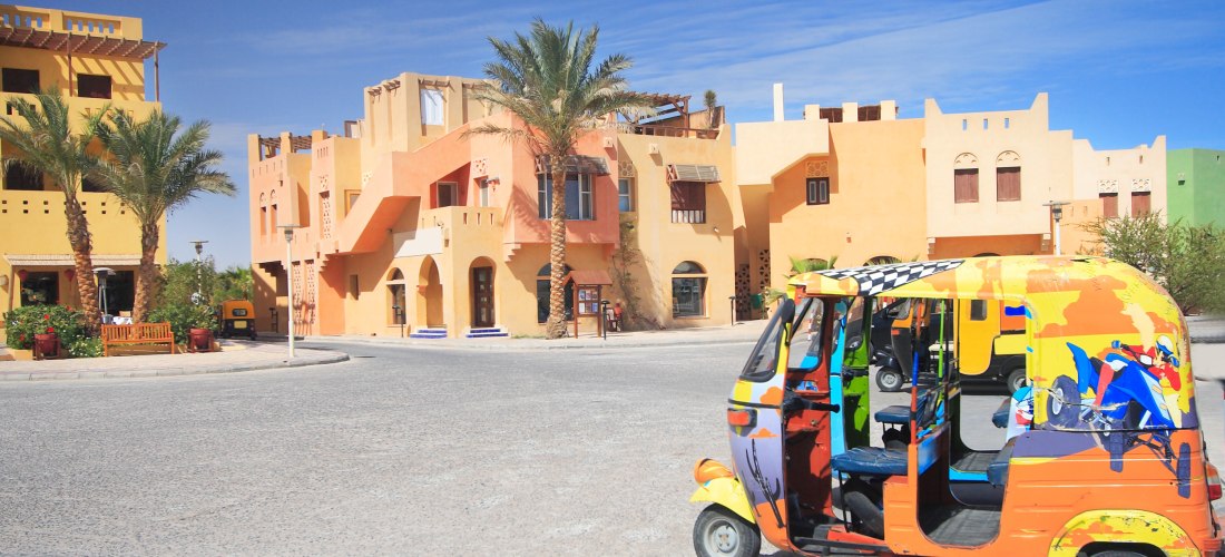 Stadtplatz in El-Gouna
