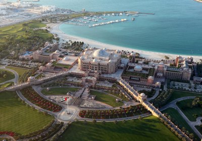 Abu Dhabi Palast von oben