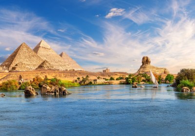 Ägypten Urlaub – Pyramiden von Gizeh und Sphinx bei Kairo erleben