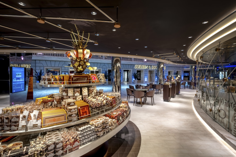 MSC Euribia: Jean-Philippe Chocolat Innenbereich des Jean-Philippe Chocolat