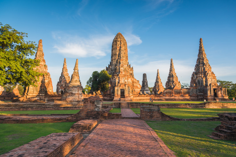 Wat Chai Watthanaram Tempel in Ayutthaya, Thailand – beeindruckende Ruinen einer ehemaligen Königshauptstadt