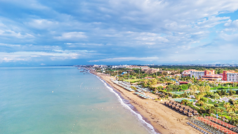 Belek Küstenlinie – Aerial View über Strände 