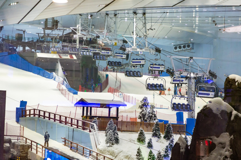 Ski Dubai in Mall