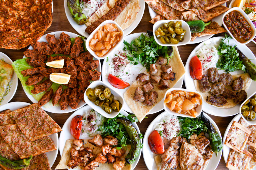 Türkische Mezze und Grillgerichte aus der regionalen Küche in Side