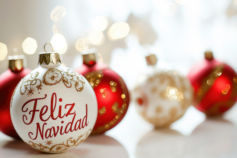 Weihnachten Spanien Weihnachtskugeln