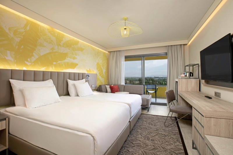 Wohnbeispiel Doppelzimmer Gartenblick