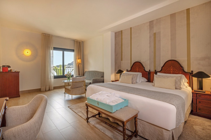 Wohnbeispiel Doppelzimmer Deluxe frontaler Meerblick