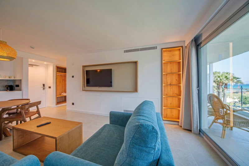 Wohnbeispiel Appartement 1 Schlafzimmer seitl. Meerblick