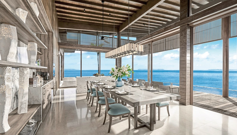 Overwater Reef Residence Dining Room