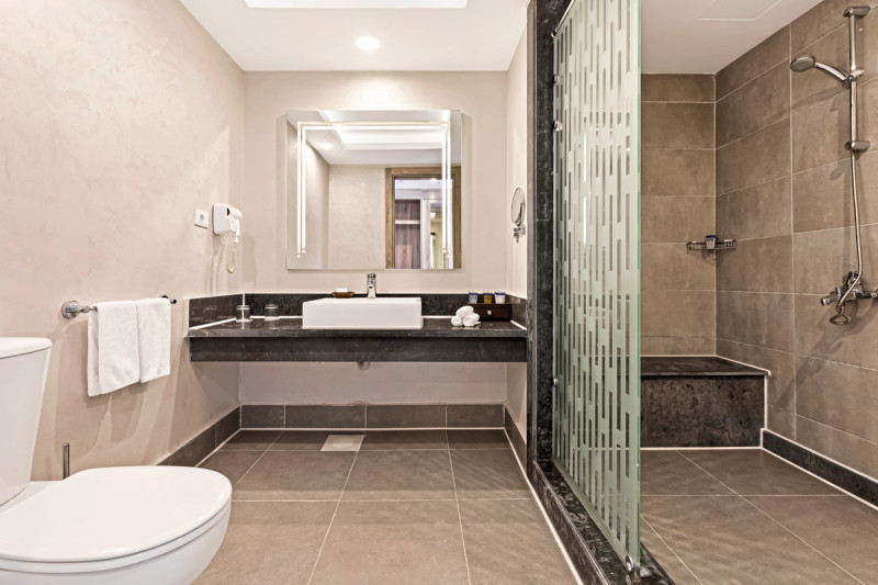 Beispiel Bad Doppelzimmer Standard Poolblick