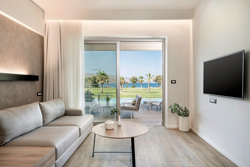 Wohnbeispiel Familiensuite seitl. Meerblick Gemeinschaftspool