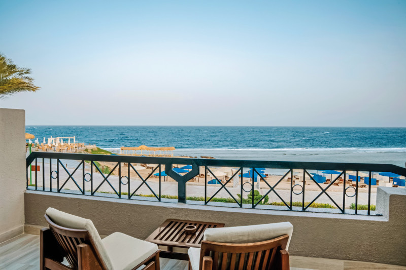 Beispiel Balkon Doppelzimmer Superior Meerblick, 1. Strandreihe