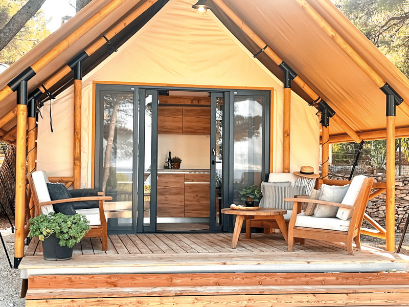 Wohnbeispiel Glamping-Zelt 