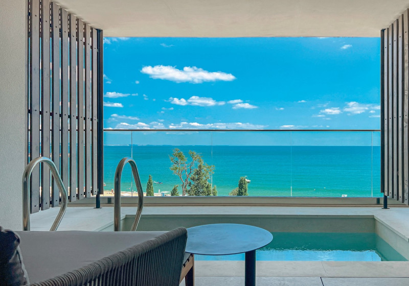 Wohnbeispiel Doppelzimmer Swim Up Meerblick