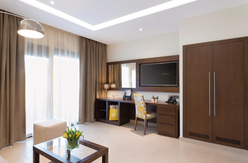 Wohnbeispiel Suite Premium Poolblick