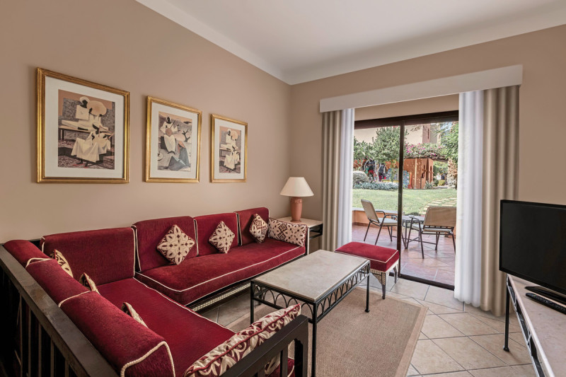 Wohnbeispiel Apt. 1 Schlafzimmer Gartenblick/DERTOUR Suite Gartenblick