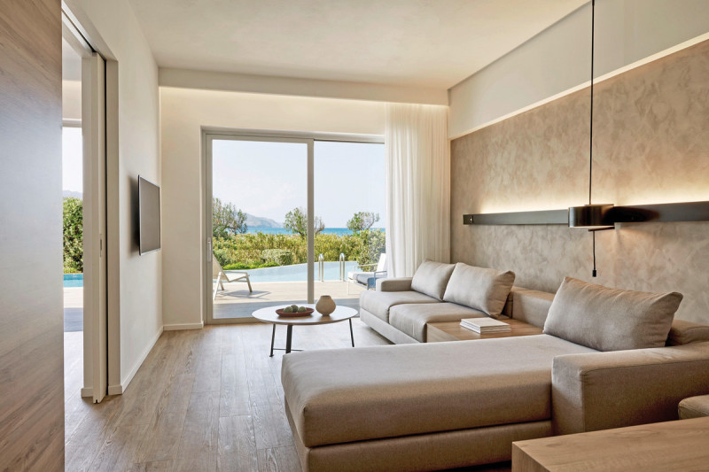 Wohnbeispiel Familiensuite seitl. Meerblick Gemeinschaftspool