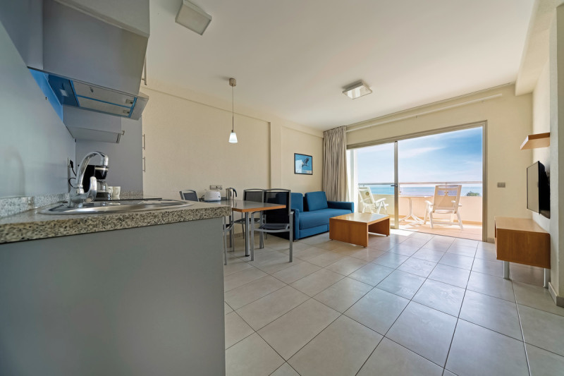 Wohnbeispiel Appartement 1 Schlafzimmer Premium Meerblick Obere Etagen