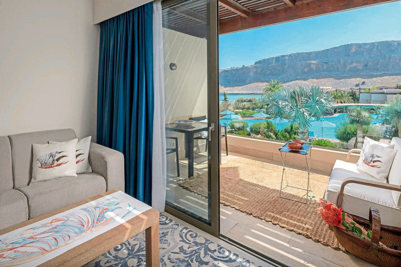Wohnbeispiell Doppelzimmer Gartenseite oder Poolblick