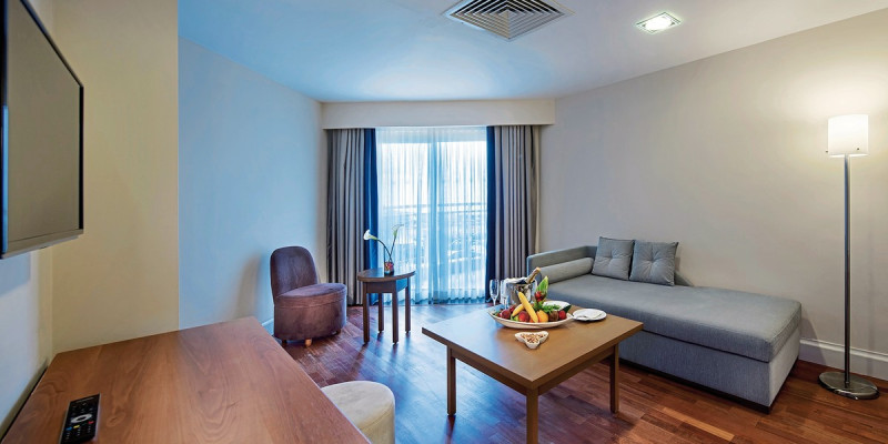 Wohnbeispiel Familienzimmer seitl. Meerblick