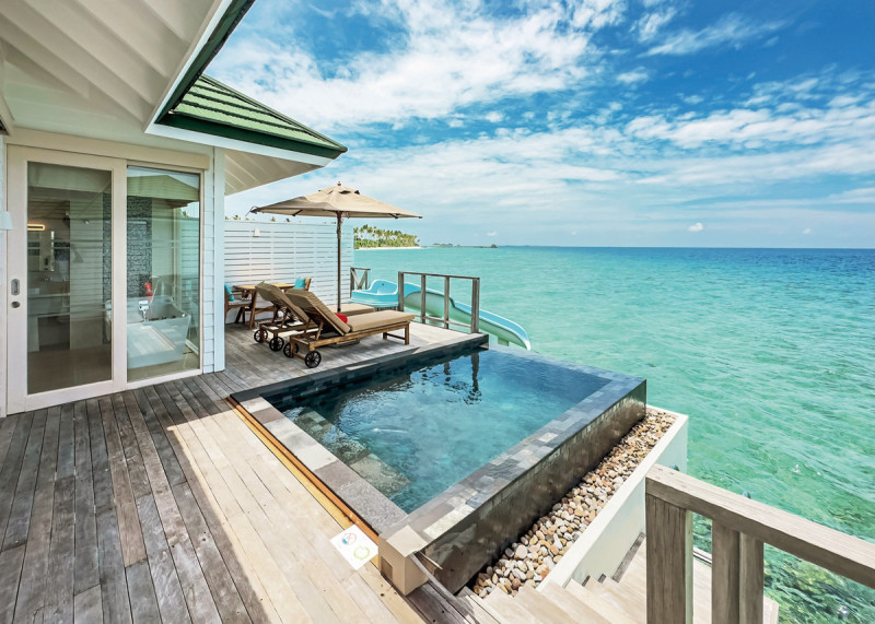 Beispiel Terrasse Ocean Villa with Pool & Slide
