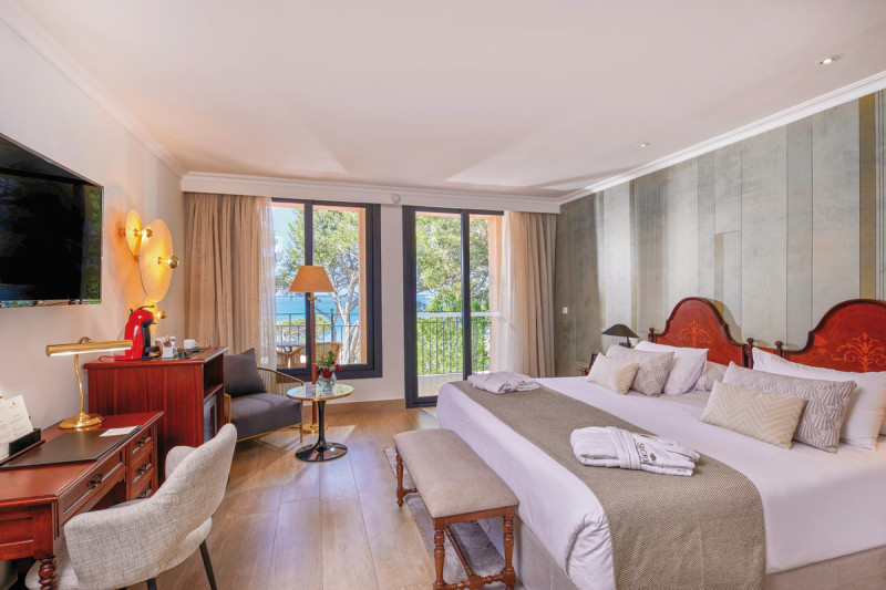 Wohnbeispiel Doppelzimmer Deluxe frontaler Meerblick