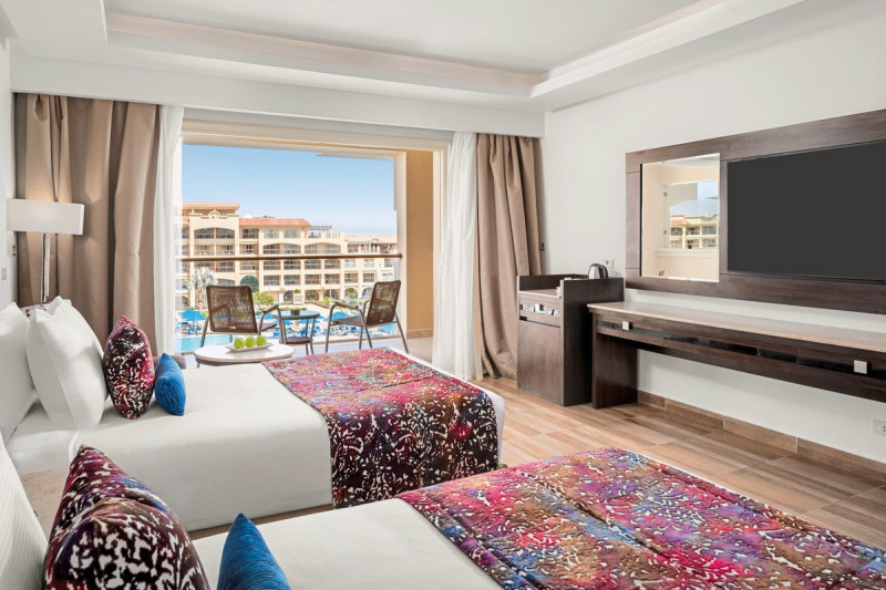 Wohnbeispiel Doppelzimmer Deluxe seitl. Meerblick