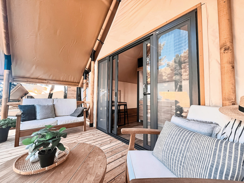 Wohnbeispiel Glamping-Zelt 