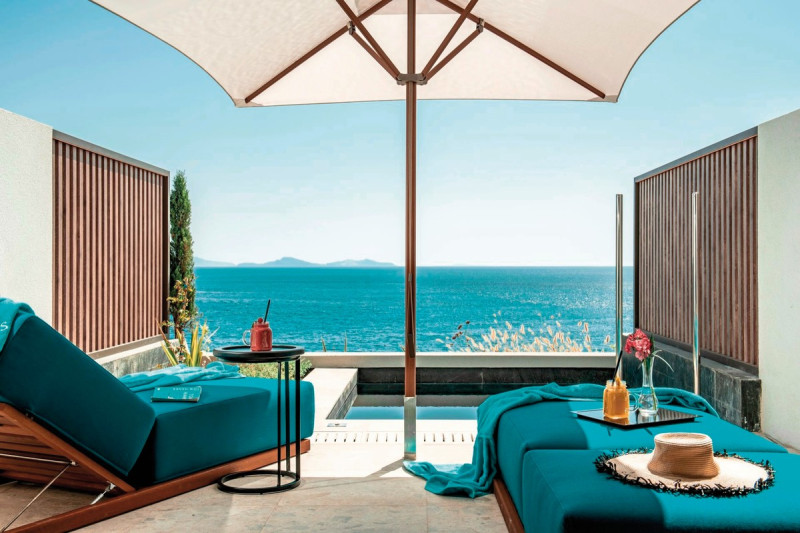 Wohnbeispiel Doppelzimmer Superior Meerblick Plungepool