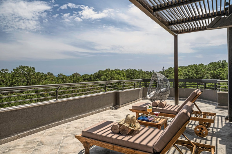 Beispiel Terrasse Juniorsuite Meerblick