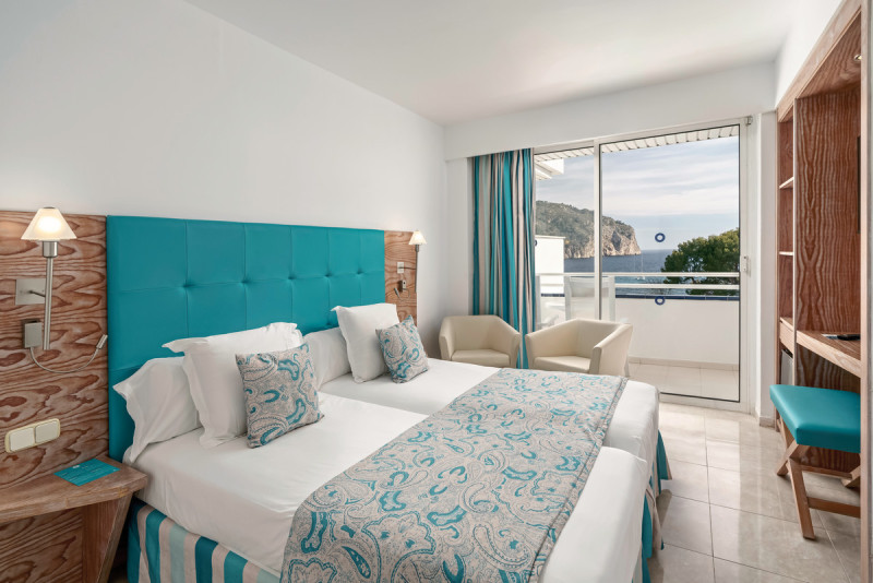 Wohnbeispiel Doppelzimmer frontaler Meerblick