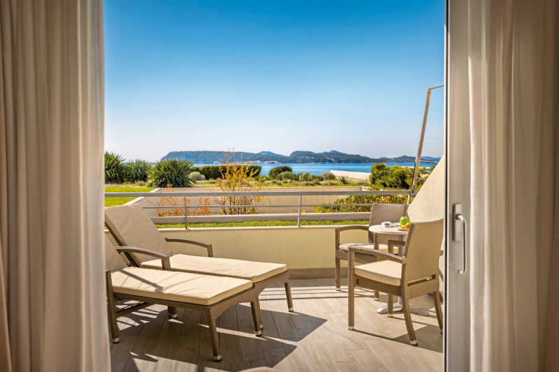 Wohnbeispiel Zimmer f&uuml;r 2 plus 1 Meerblick