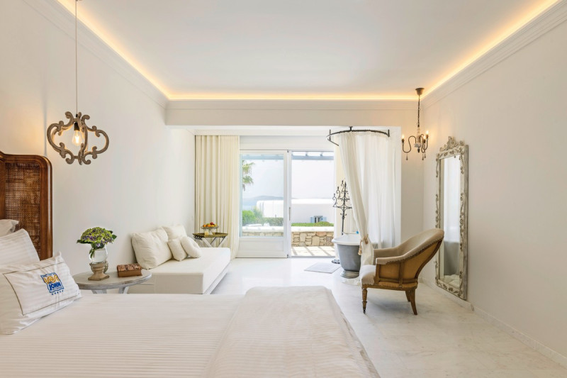 Wohnbeispiel Doppelzimmer Premium Aegean seitl. Meerblick