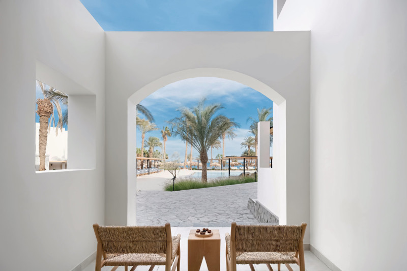 Beispiel Balkon Doppelzimmer Deluxe Poolblick Twin