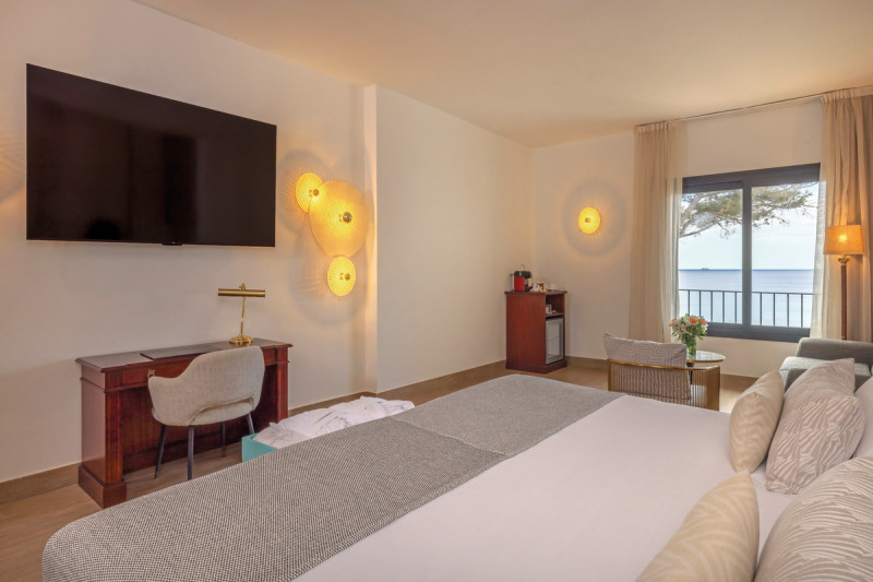 Wohnbeispiel Doppelzimmer Deluxe frontaler Meerblick