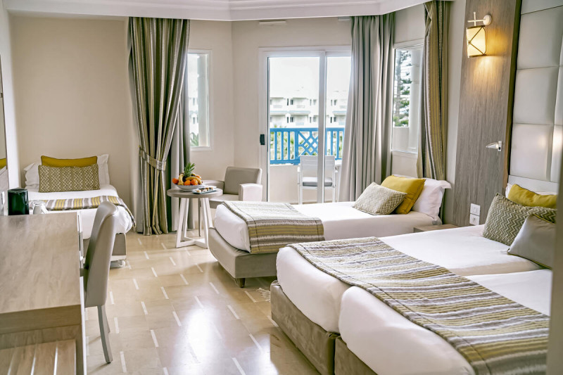 Wohnbeispiel Vierbettzimmer Meerblick