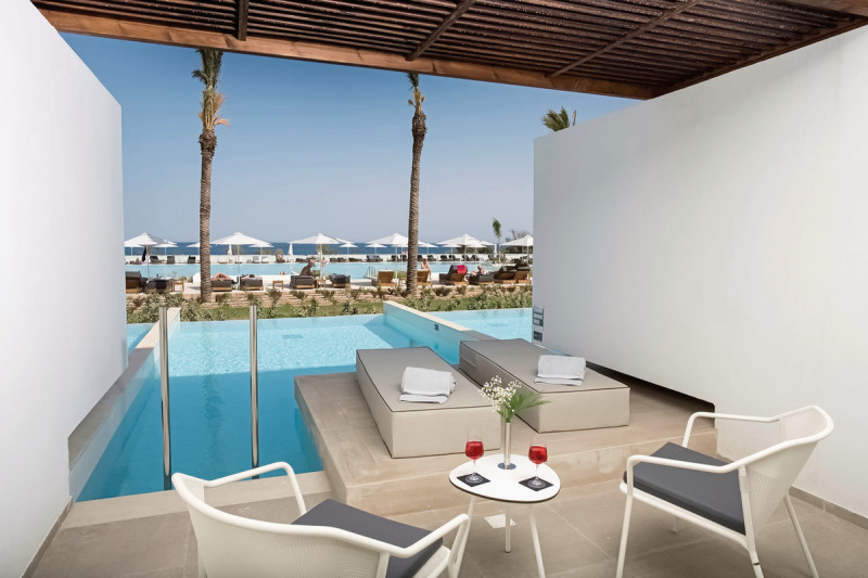 Wohnbeispiel Juniorsuite Meerblick Privatpool