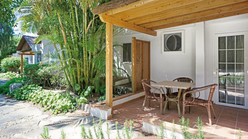 Beispiel Terrasse_Garten Bungalow Deluxe