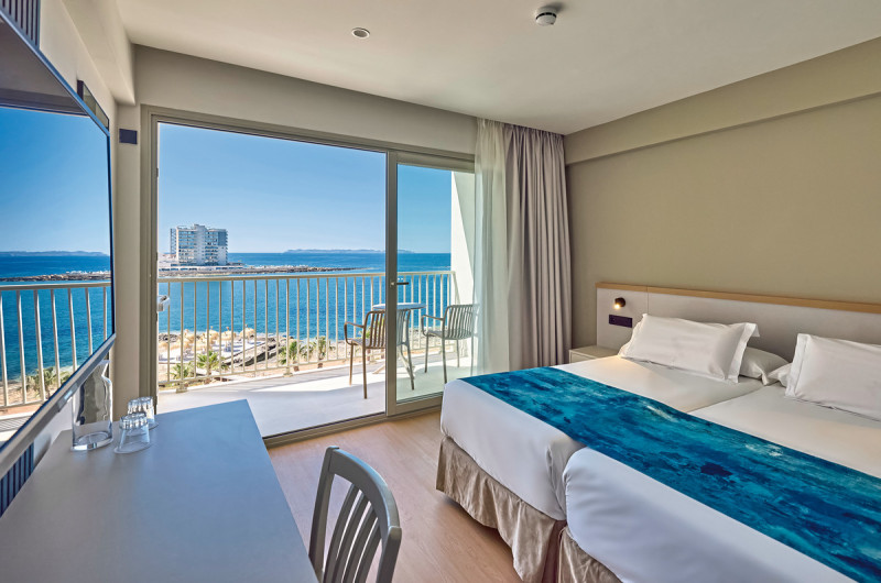 Wohnbeispiel Doppelzimmer Meerblick obere Etagen