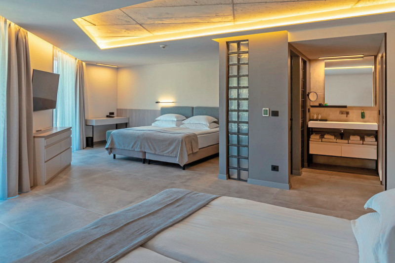 Wohnbeispiel Doppelzimmer Deluxe seitl. Meerblick