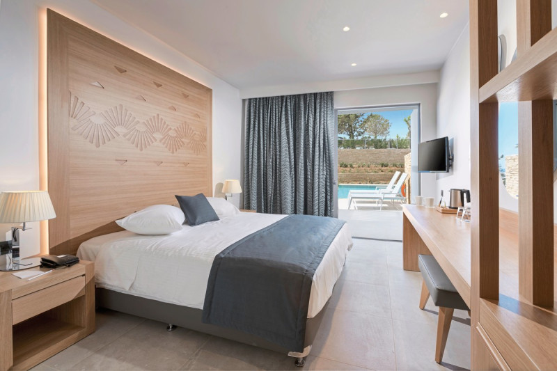 Wohnbeispiel Doppelzimmer Swim-Up mit Gartenblick