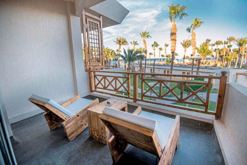 Beispiel Balkon Doppelzimmer Gartenblick Merakilous