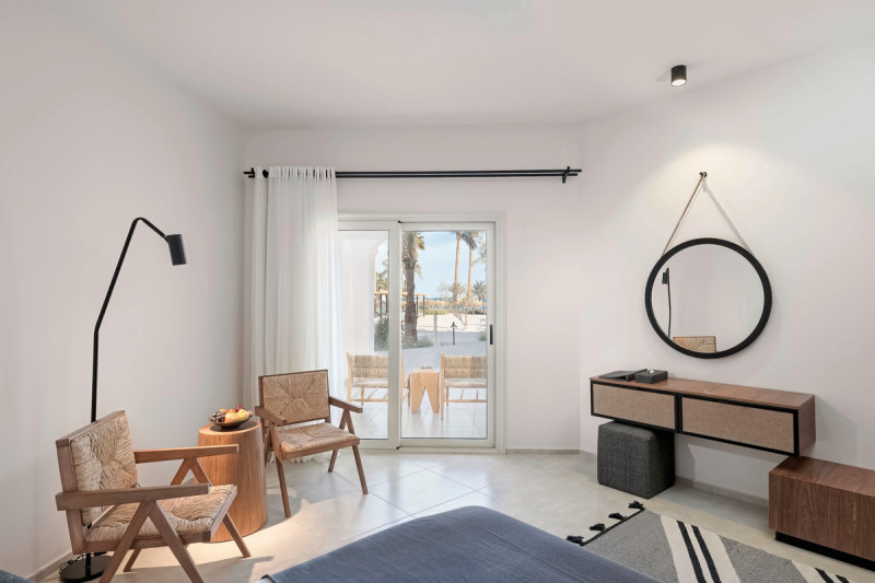 Wohnbeispiel Doppelzimmer Deluxe Poolblick Twin