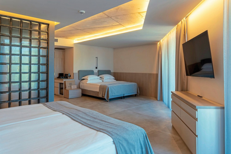 Wohnbeispiel Doppelzimmer Deluxe seitl. Meerblick