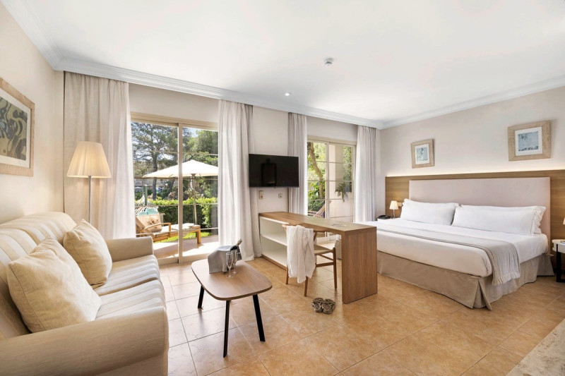 Wohnbeispiel Juniorsuite mit privatem Garten