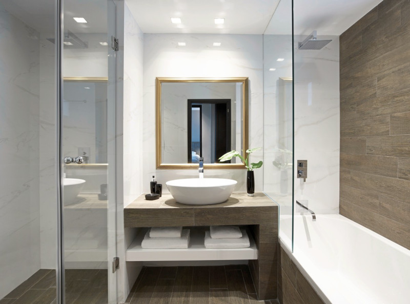 Wohnbeispiel Suite Superior und Suite Grand Badezimmer