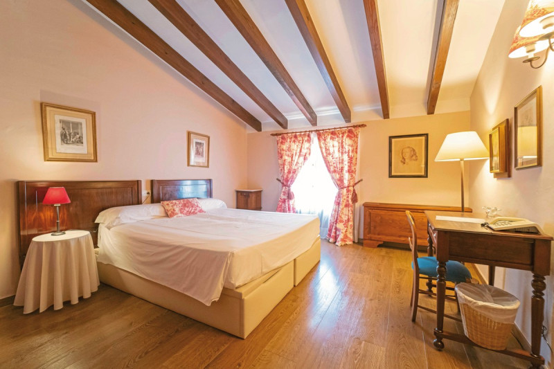 Wohnbeispiel Doppelzimmer mit Terrasse