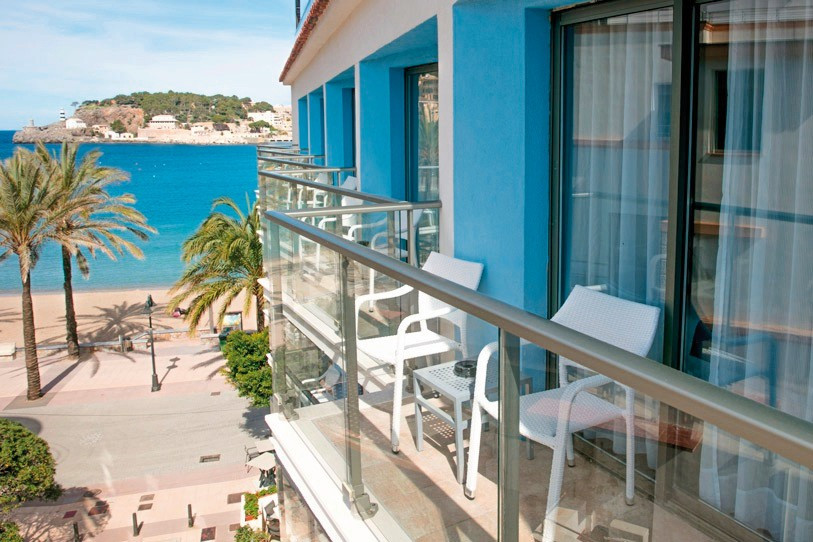 Beispiel Balkon Doppelzimmer Komfort seitl. Meerblick