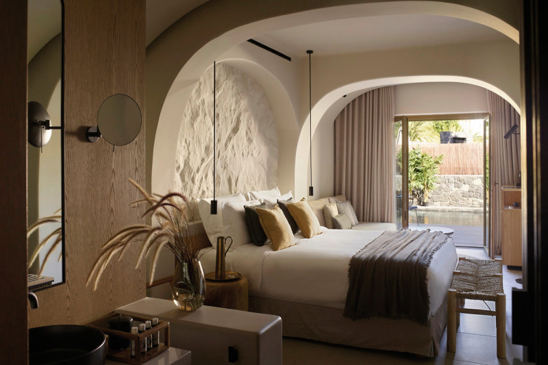 Wohnbeispiel Doppelzimmer Premium mit privatem Pool